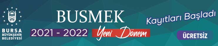 Busmek 2021-2022 kurs kayıtları başladı