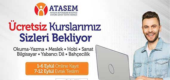 atasem kurs kayıtları başladı