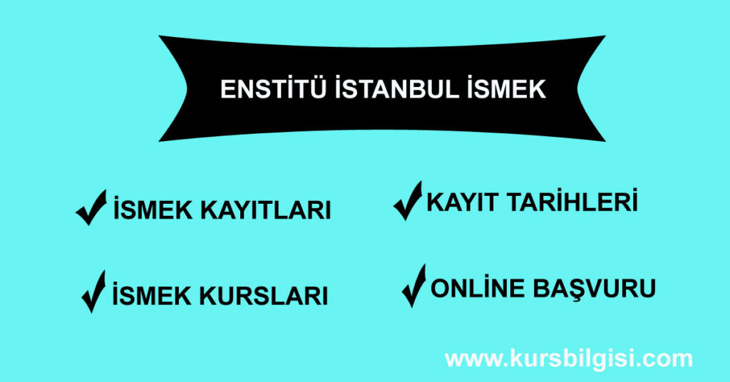 enstitü istanbul ismek