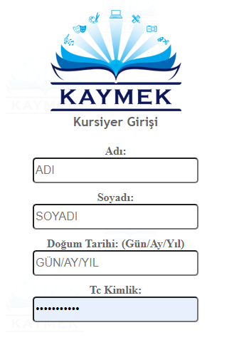 Kursiyer girisi