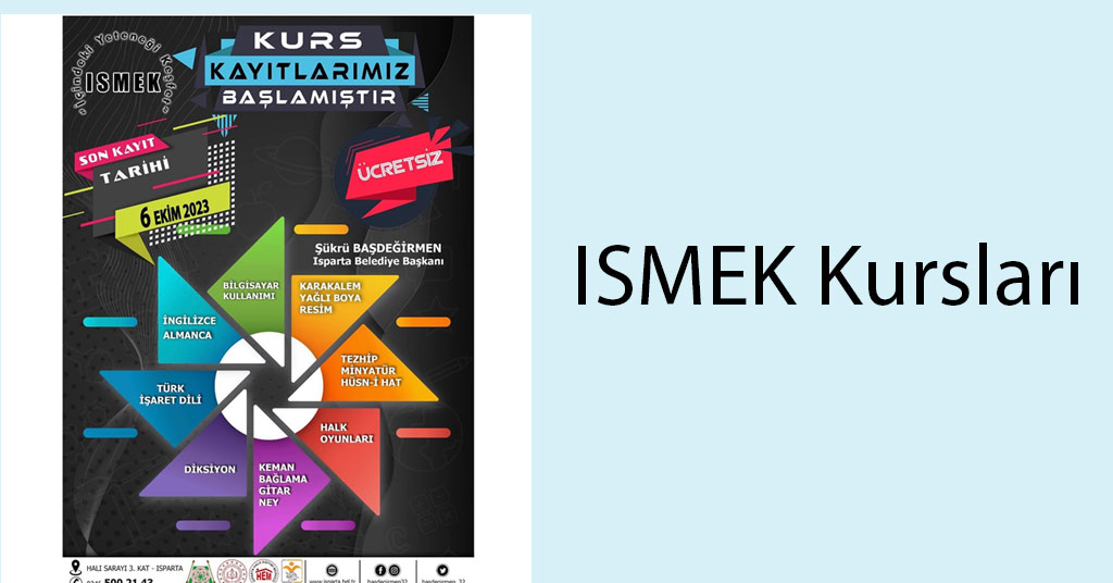 ismek-isparta-kurslari